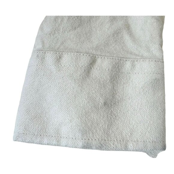 Schott Bros. Men's Cream Flannel Cotton Button-Down Long Sleeve Shirt Size S - Picture 4 of 10